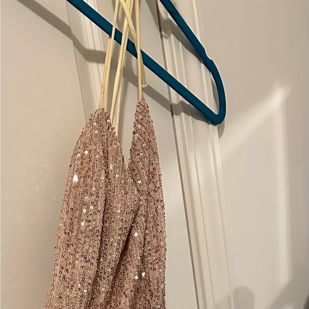 Sparkly Tan Dress